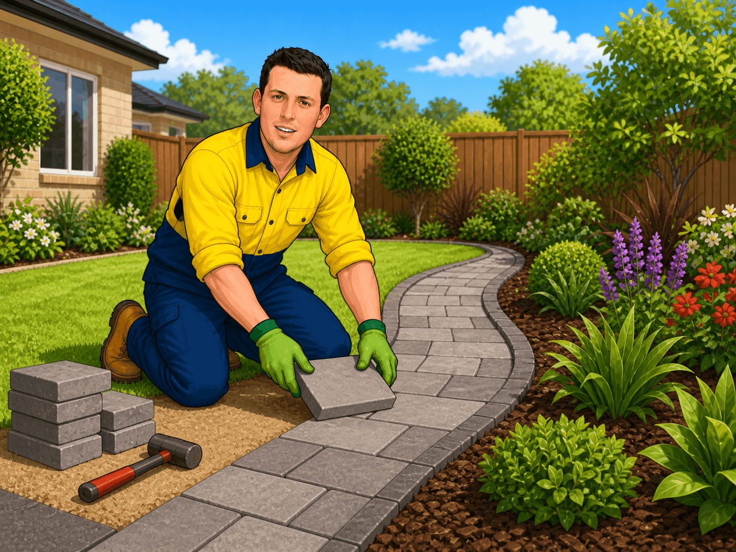 Yard revamps — paving, paths and outdoor transformations